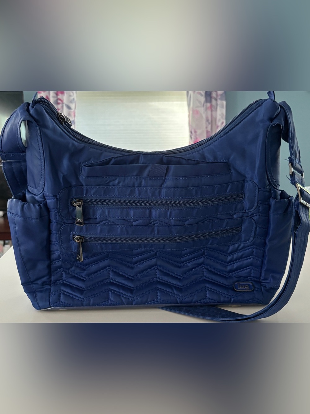 lug Camper Crossbody/Shoulder Bag in Blue